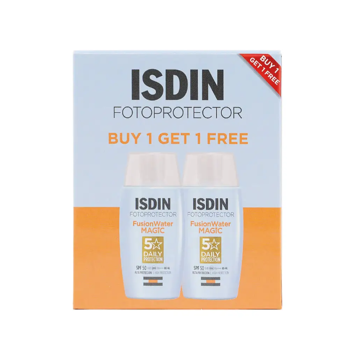 ISDIN FotoProtector Fusion Water Magic SPF50 50ml 1+1 Offer